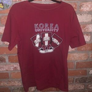 Korea University Official Shirt TShirt unisex t-shirt